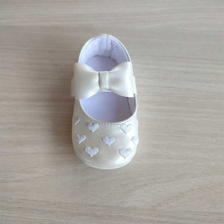 Pantofi eleganti bej bebelusi fetita 0-12 luni [1]