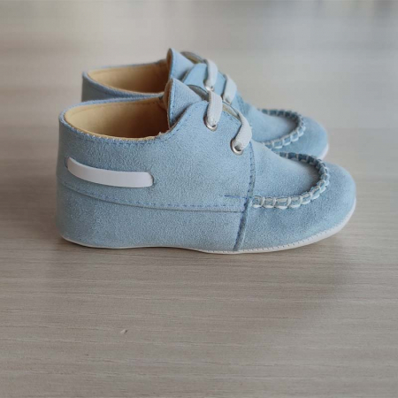 Pantofi eleganti bleu bebelusi baiat 0-12 luni [0]
