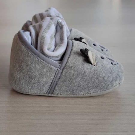 Papucei soricel gri bebelusi 0-12 luni [0]
