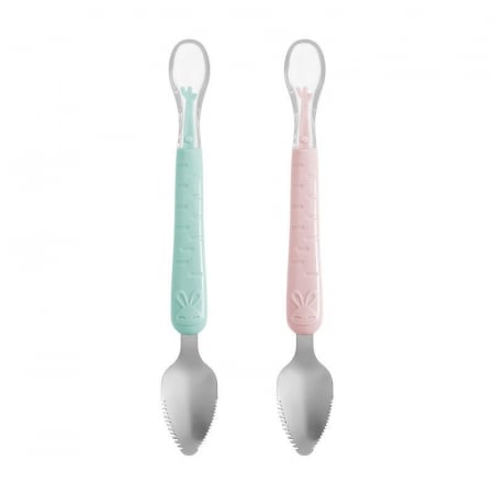 Set de Lingurițe din Silicon pentru Bebeluși - Accesoriu Indispensabil | Orlando Kids [1]