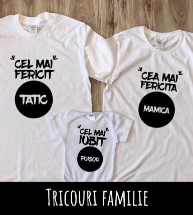 Tricouri personalizate familia