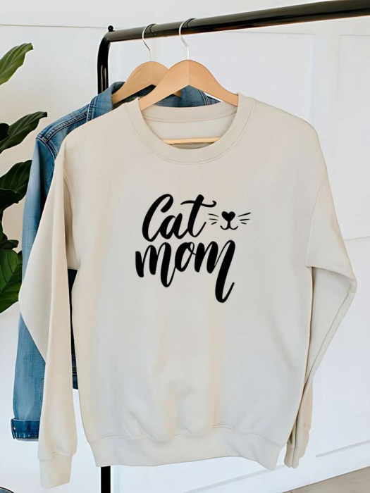 HANORAC DAMA OVERSIZE PERSONALIZAT - Cat mom [1]