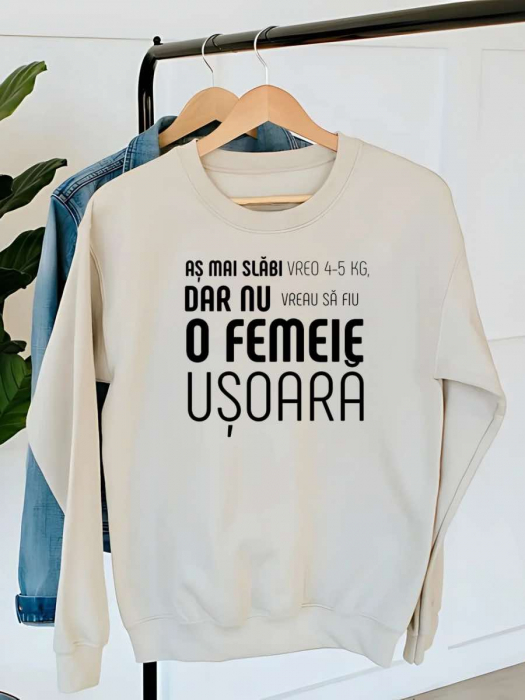 HANORAC DAMA OVERSIZE PERSONALIZAT - As mai slabi vreo 4-5 kg, dar nu vreau sa fiu o femeie usoara [1]