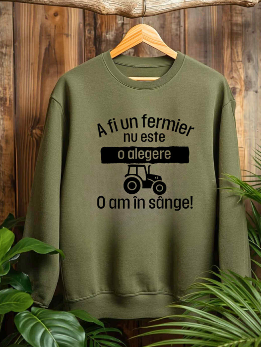 HANORAC FARA GLUGA BARBATESC PERSONALIZAT - A fi un fermier nu este o alegere [1]
