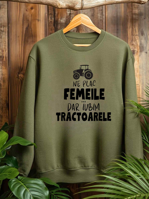 HANORAC FARA GLUGA BARBATESC PERSONALIZAT - Ne plac femeile...dar iubim tractoarele [1]