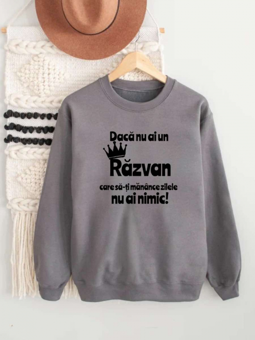HANORAC FARA GLUGA BARBATESC PERSONALIZAT - Daca nu ai un Razvan care sa-ti manance zilele nu ai nimic [1]