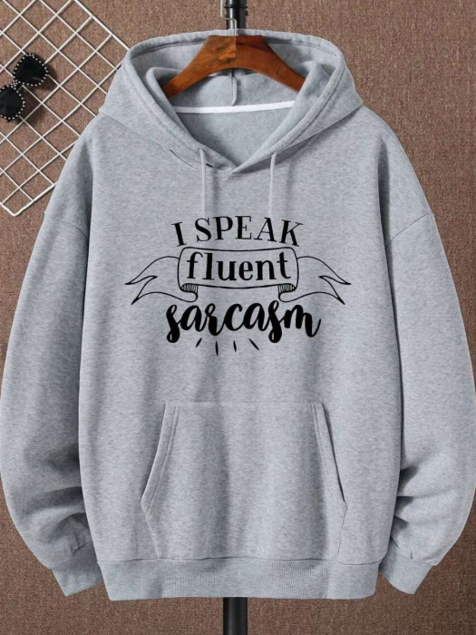 HANORAC PERSONALIZAT DAMA - I speak fruent sarcasm [1]