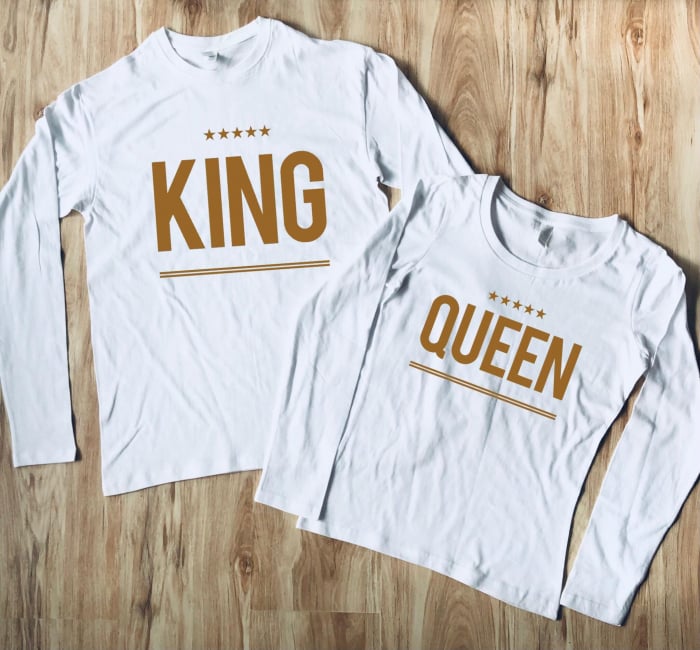 Set Bluze Cuplu - King Queen [1]