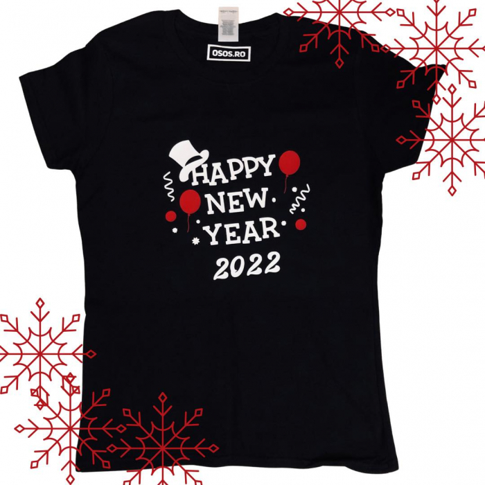 Tricou damă personalizat -  Happy New Year 2022 [1]