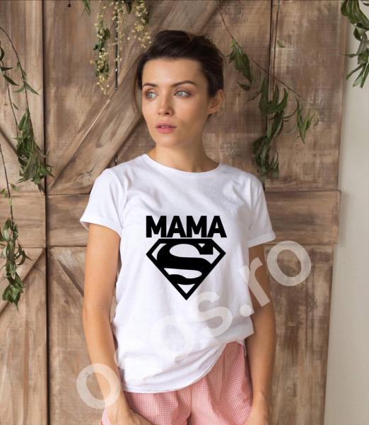 Tricou damă personalizat - Super mama [1]