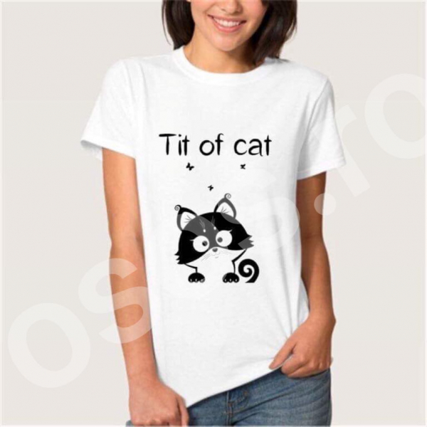 Tricou damă - Tit of cat [1]