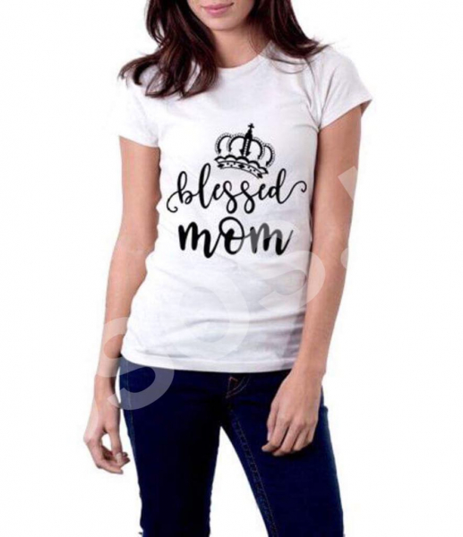 Tricou damă - Blessed mom [1]