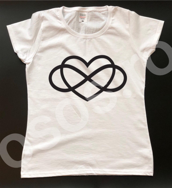 Tricou damă personalizat - Infinite love [1]