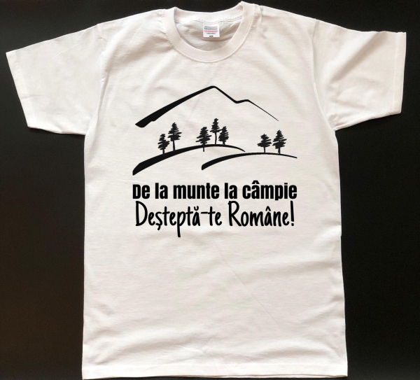 Tricou personalizat bărbătesc - Deşteaptă-te Române! [1]