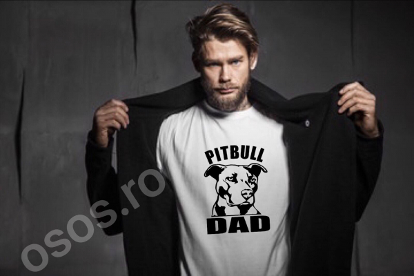 Tricou personalizat bărbătesc - Pitbull dad. [1]