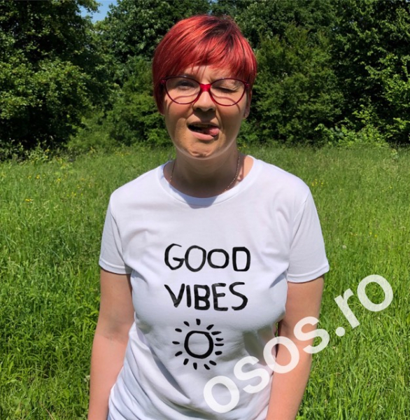 Tricou personalizat damă - Good vibes [1]