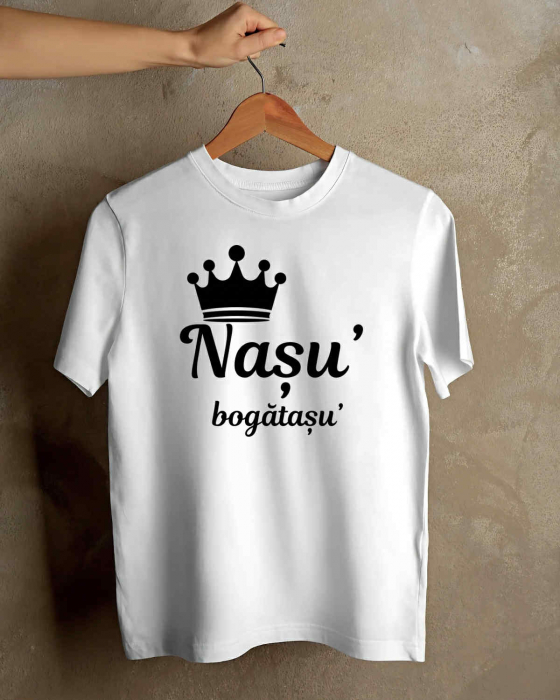 TRICOU PERSONALIZAT PENTRU BARBATI - Nasu' bogatasu' [1]