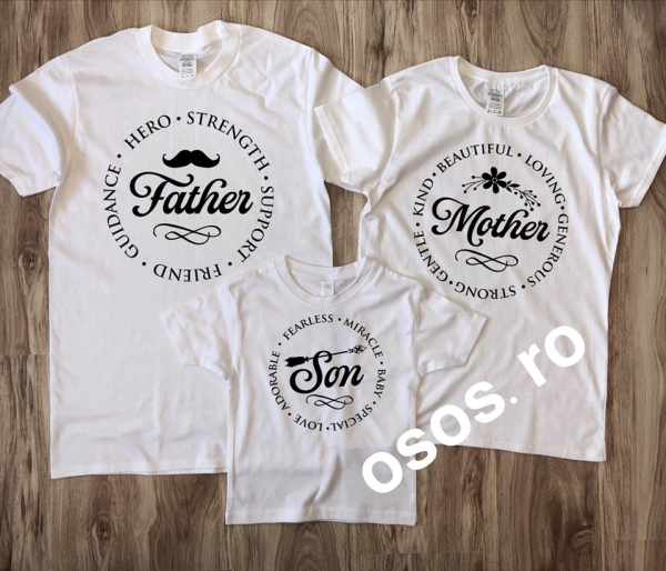 Tricouri Familie - Mother Father Son [2]