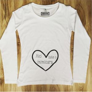 Bluze viitoare mamici - Bluza dama - Aici bate o inimioara