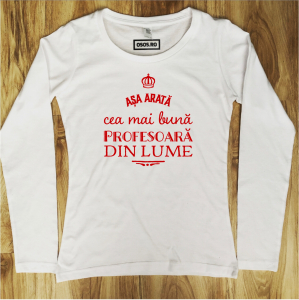 Bluze cu meserii si ocupatii - Bluza dama - Asa arata cea mai buna profesoara