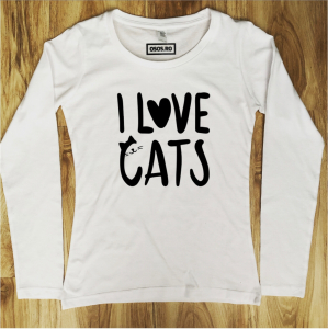 Bluze dama - Bluza dama - I love cats
