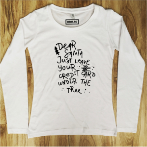 Crăciun - Bluza dama - Dear Santa...