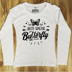 Bluze dama - Bluza dama - Anti-Social butterfly