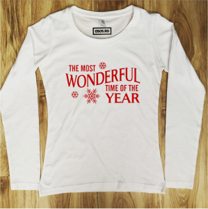 Crăciun - Bluza dama - The most wonderful time of the ear