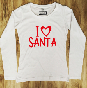 Crăciun - Bluza dama - I love santa