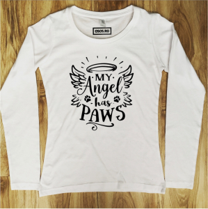 Bluze cu pisici - Bluza dama - My angel has paws