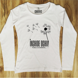Bluze motivationale - Bluza dama - Inchide ochii. Pune-ti o dorinta