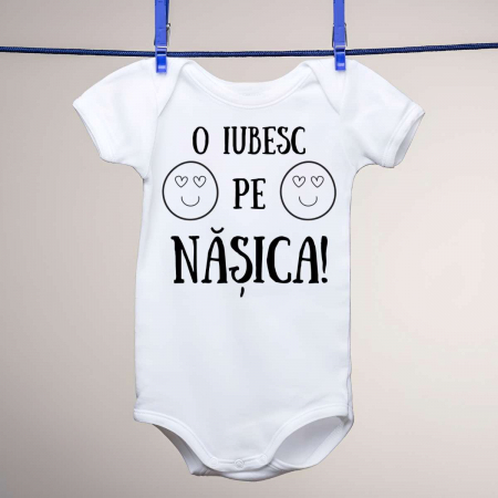 Body-uri personalizate - Body copii - O iubesc pe nasica