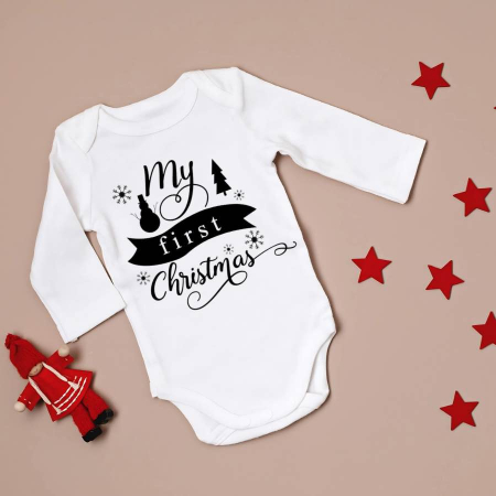 Body-uri personalizate - Body copii - My first Christmas