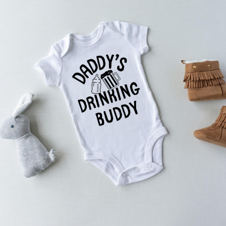 Body-uri personalizate - Body copii - Daddy's drinking buddy