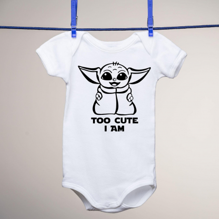 Body-uri personalizate - Body copii - Too cute i am