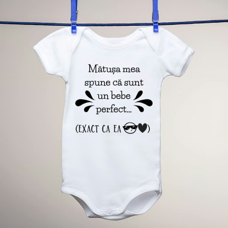 Body-uri personalizate - Body personalizat copii - Matusa mea spune ca sunt un bebe perfect