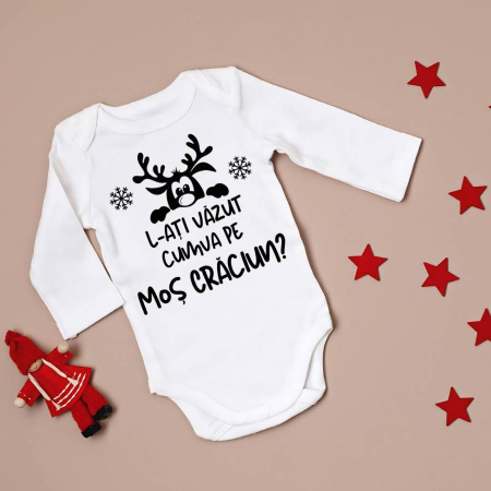 Body-uri personalizate - Body personalizat copii - L-ati vazut cumva pe Mos Craciun?