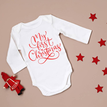 Body-uri personalizate - Body personalizat copii - My First Christmas