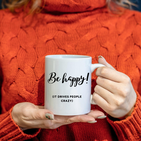 Căni personalizate - Cana personalizata - Be Happy