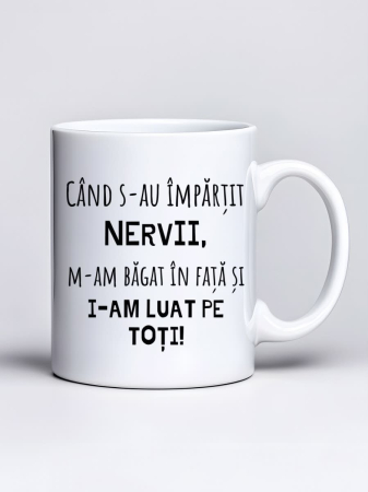 Cani amuzante - Cana personalizata - Canad s-au impartit nervii, m-am bagat in fata si i-am luat pe toti