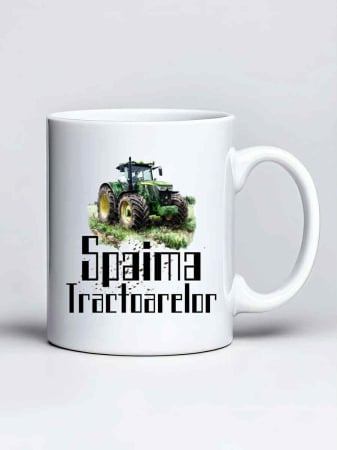 Cani cu tractoare - Cana personalizata - Spaima tractoarelor