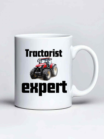 Cani cu tractoare - Cana personalizata - Tractorist expert