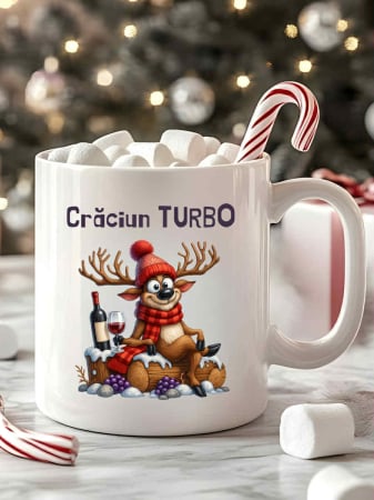 Cani de Craciun - Cana personalizata de Craciun- Craciun Turbo