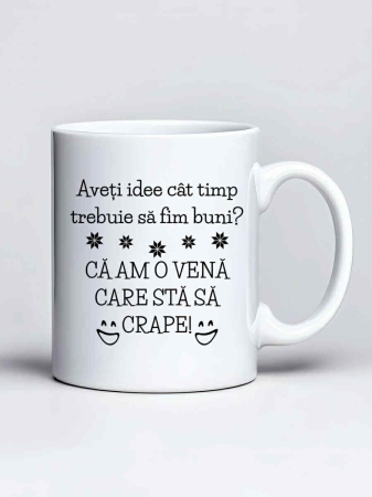 Cani de Craciun - Cana personalizata de Craciun- Aveti idee cat timp trebuie sa fim buni?