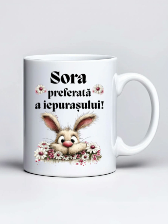 Paste - Cana personalizata de Paste- Sora preferata a iepurasului