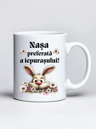 Paste - Cana personalizata de Paste- Nasa preferata a iepurasului