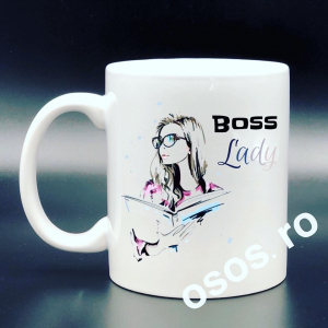 Căni personalizate - Cana personalizata - Boss Lady
