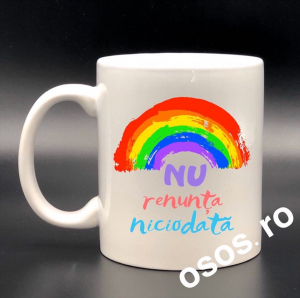 Căni personalizate - Cana personalizata - Nu renunta niciodata
