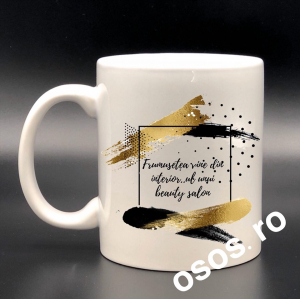 Căni personalizate - Cana personalizata - Frumusetea vine din interior...ul unui beauty salon
