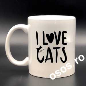 Căni personalizate - Cana personalizata - I love cats